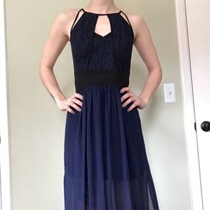 BCBGeneration Black & Blue Dress